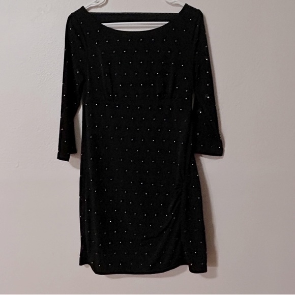 Express Black Sparkle Dress Sz S ✨SEXY, FLATTERING & SIMPLE✨ - Picture 1 of 7